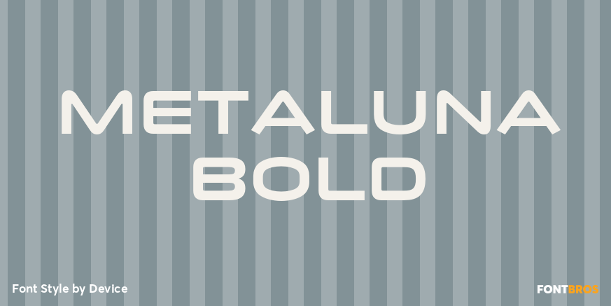 Metaluna Bold Poster