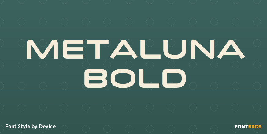 Metaluna Bold Poster