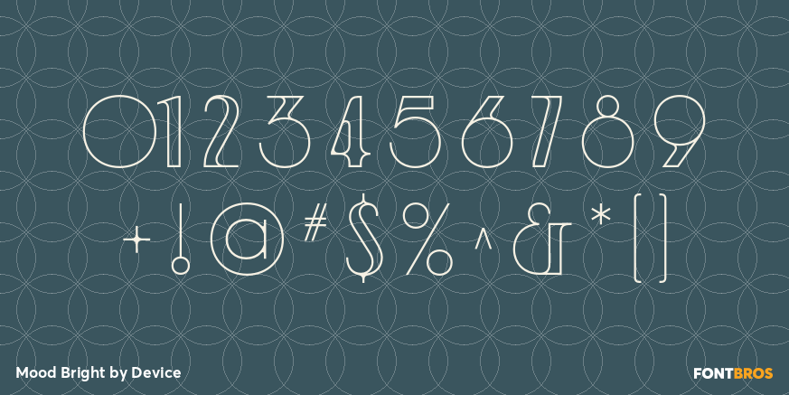 Mood Bright Font Poster #4