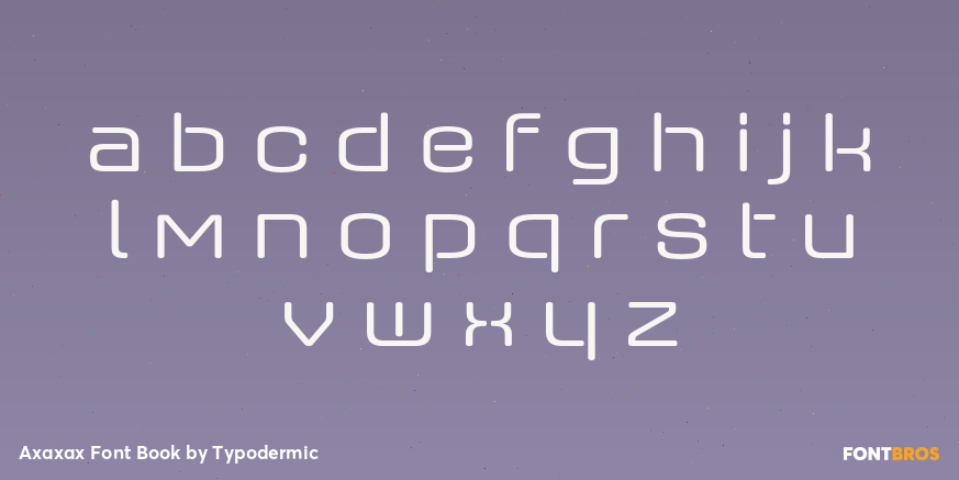 Axaxax Font Book Font Poster #3