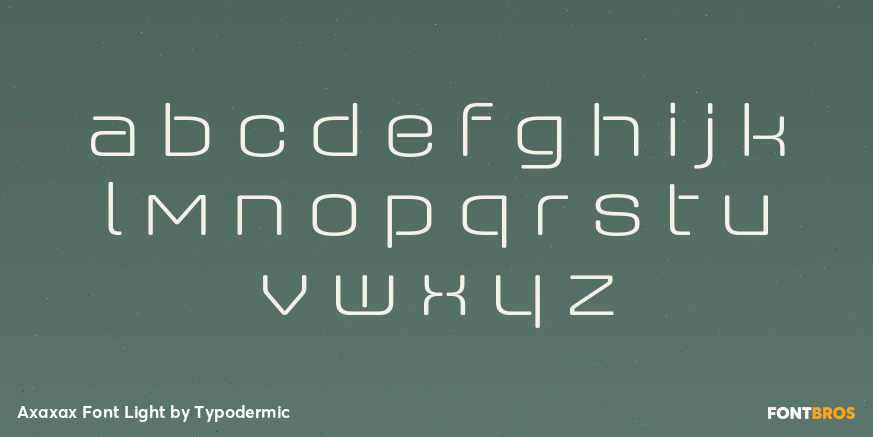 Axaxax Font Light Font Poster #3
