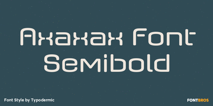 Axaxax Font Semibold Font Poster #1