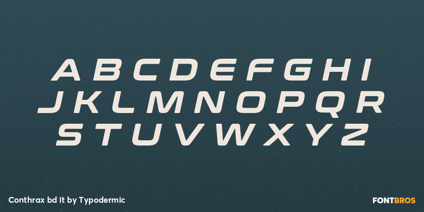 Conthrax bd it Font Poster #1