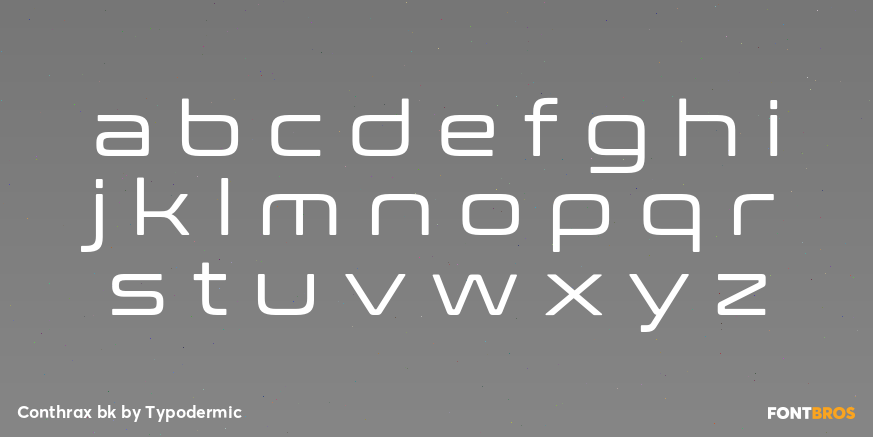 Conthrax bk Font Poster #3