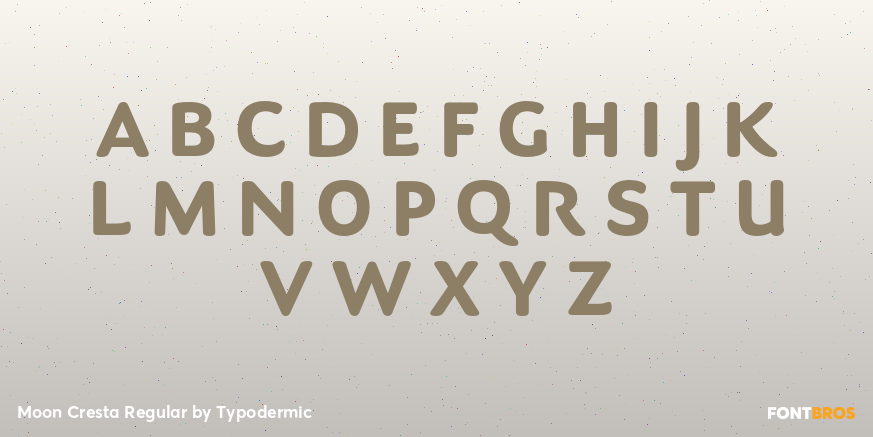 Moon Cresta Regular Font Poster #1