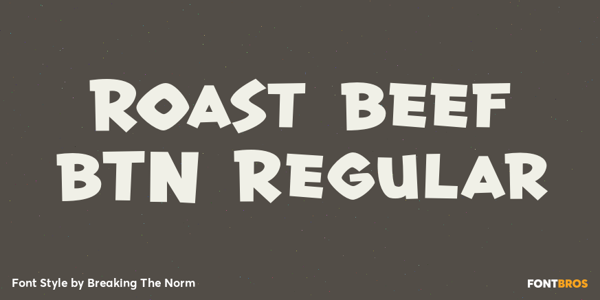 Roast Beef BTN Regular Poster