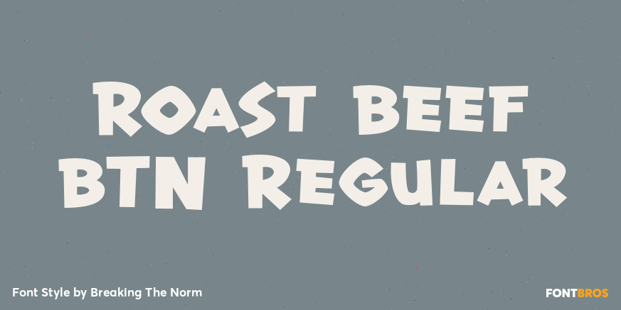 Roast Beef BTN Regular Poster