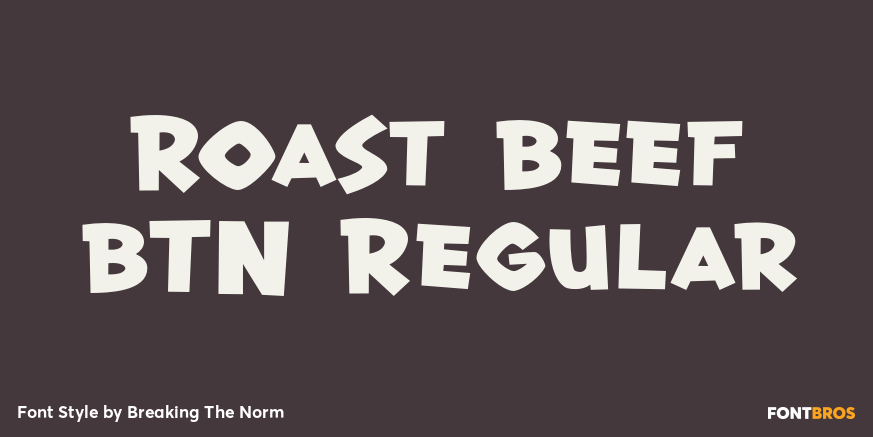 Roast Beef BTN Regular Poster