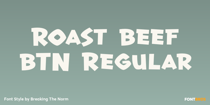 Roast Beef BTN Regular Poster