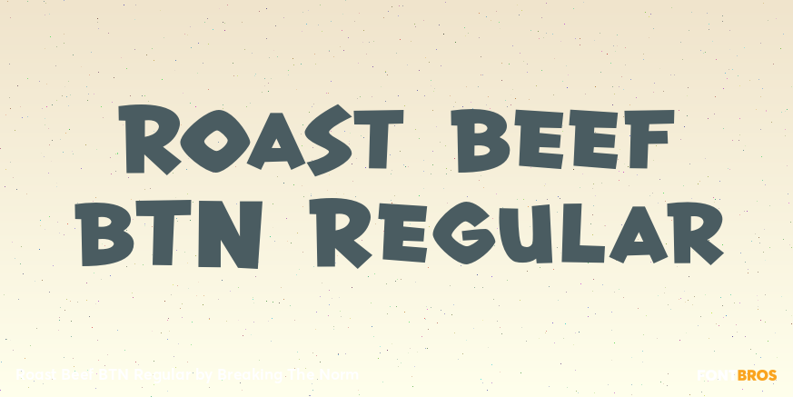 Roast Beef BTN Regular Poster
