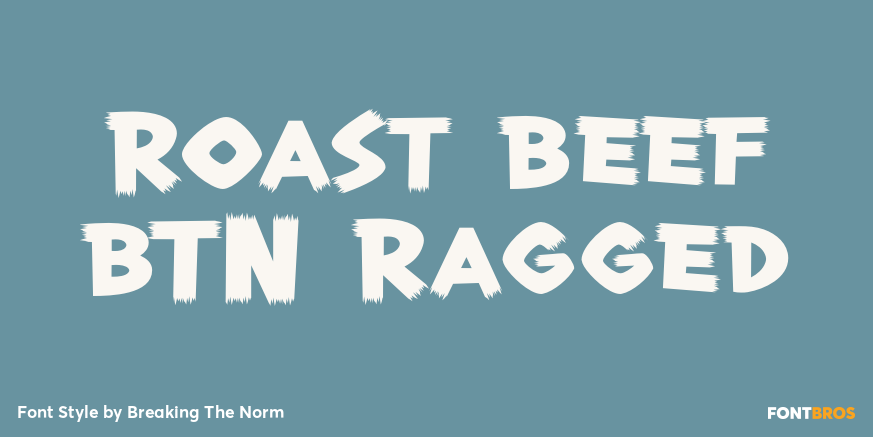 Roast Beef BTN Ragged Poster
