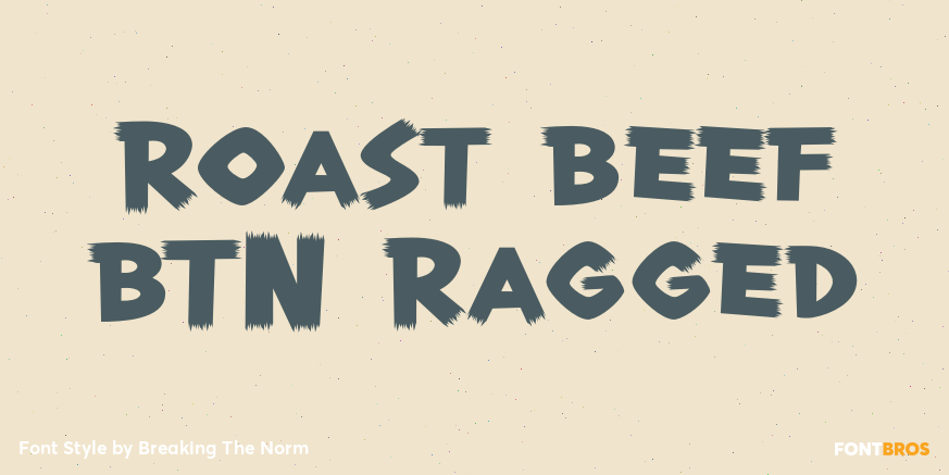 Roast Beef BTN Ragged Poster