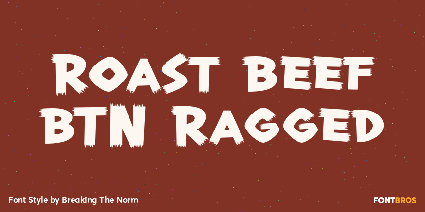 Roast Beef BTN Ragged Poster