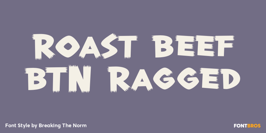 Roast Beef BTN Ragged Poster