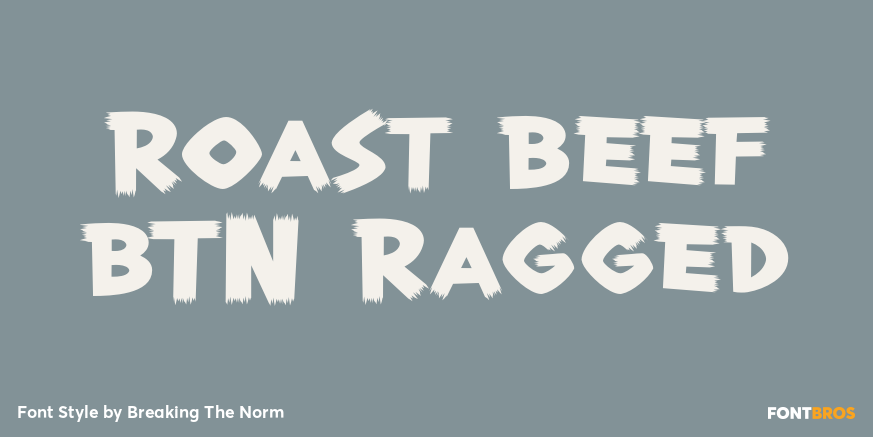 Roast Beef BTN Ragged Poster