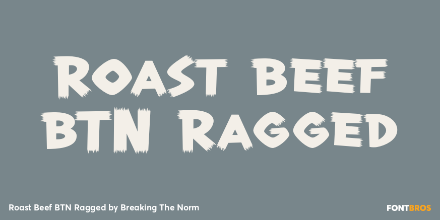 Roast Beef BTN Ragged Poster