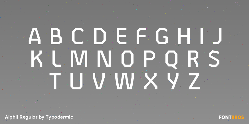 Alphii Regular Font Poster #2