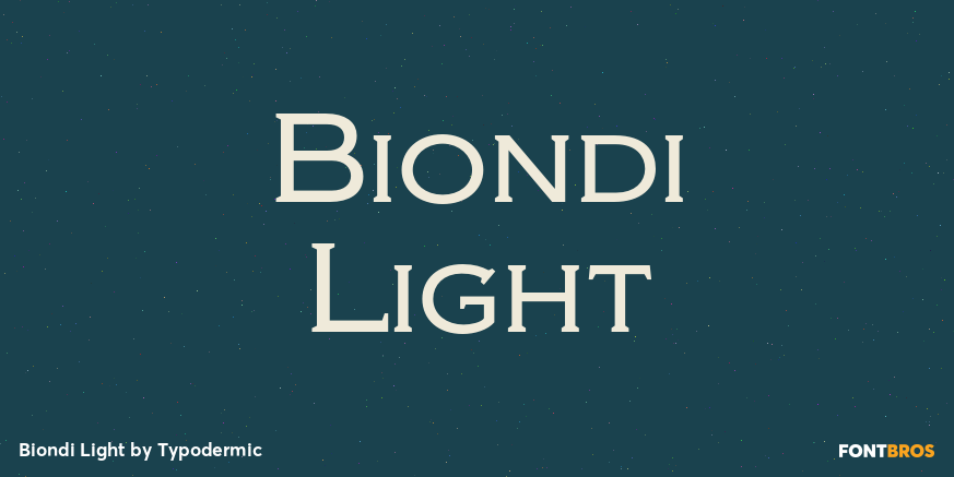 Biondi Light Poster