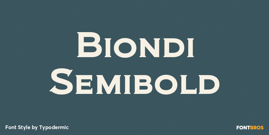 Biondi Semibold Poster