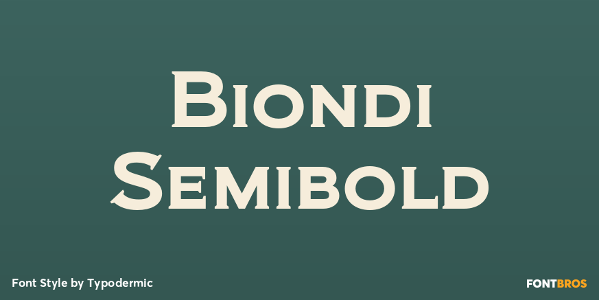 Biondi Semibold Poster