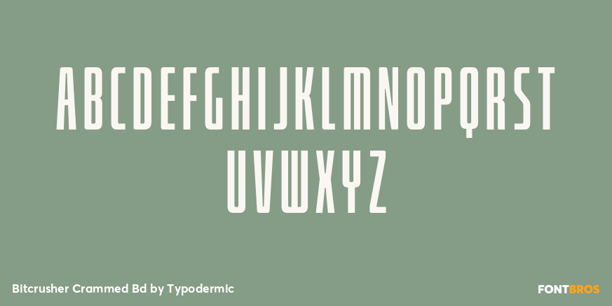 Bitcrusher Crammed Bd Font Poster #2