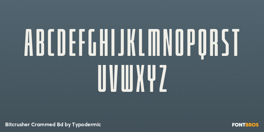 Bitcrusher Crammed Bd Font Poster #1
