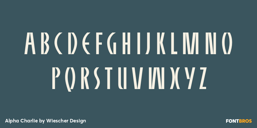 Alpha Charlie Font Poster #2
