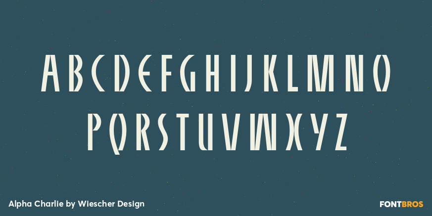 Alpha Charlie Font Poster #1