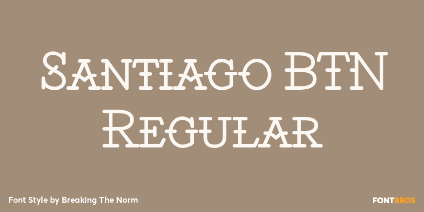 Santiago BTN Regular Poster