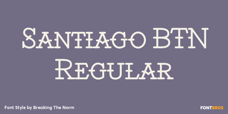 Santiago BTN Regular Poster