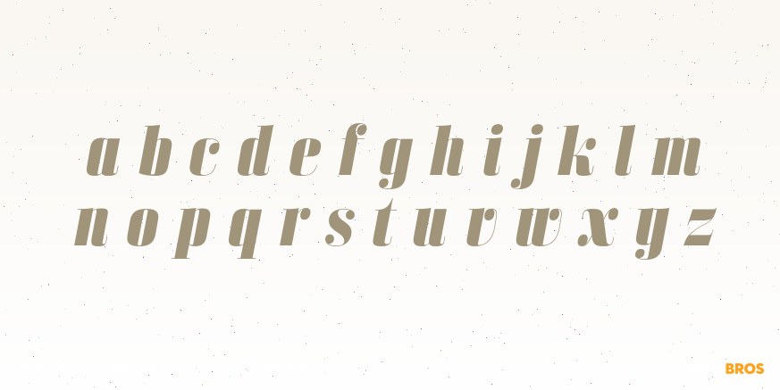 Bodoni Z37 L Heavy Italic Font Poster #3