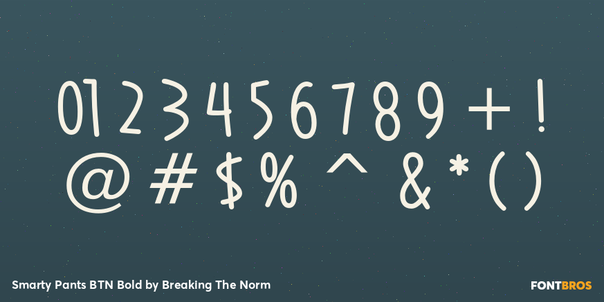 Smarty Pants BTN Bold Font Poster #4