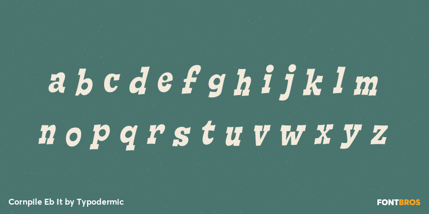 Cornpile Eb It Font Poster #3