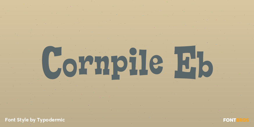 Cornpile Eb Font Poster #1