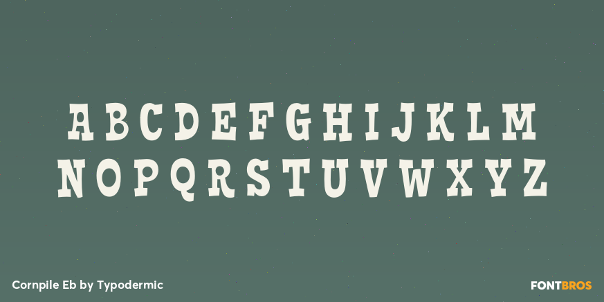 Cornpile Eb Font Poster #2