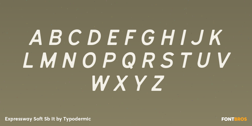 Expressway Soft Sb It Font Poster #2
