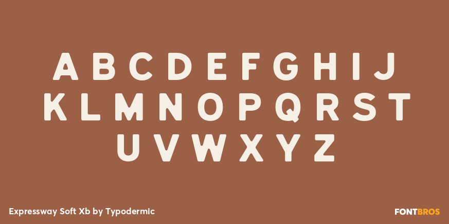 Expressway Soft Xb Font Poster #2