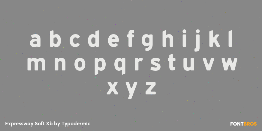 Expressway Soft Xb Font Poster #3