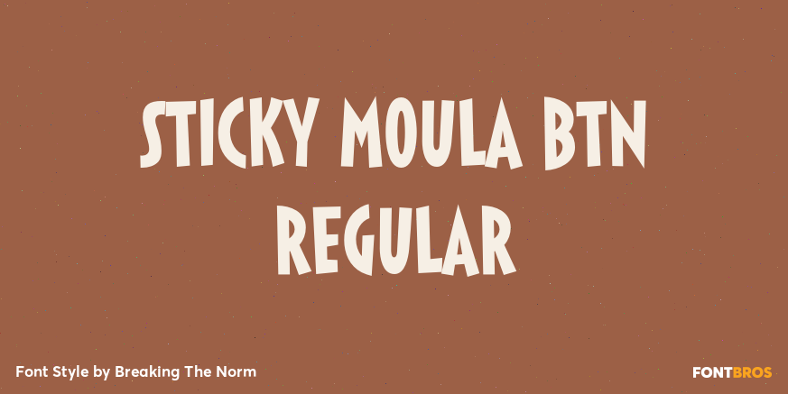 Sticky Moula BTN Regular Poster