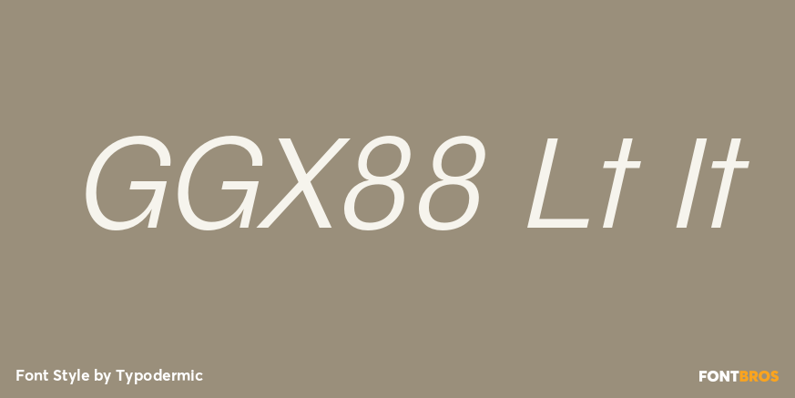 GGX88 Lt It Poster