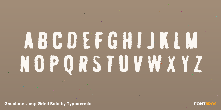 Gnuolane Jump Grind Bold Font Poster #1