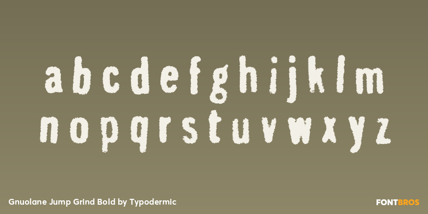 Gnuolane Jump Grind Bold Font Poster #1