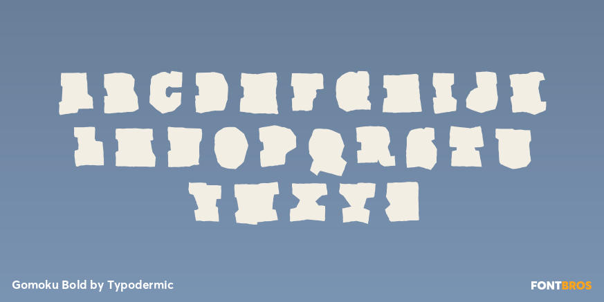 Gomoku Bold Font Poster #3