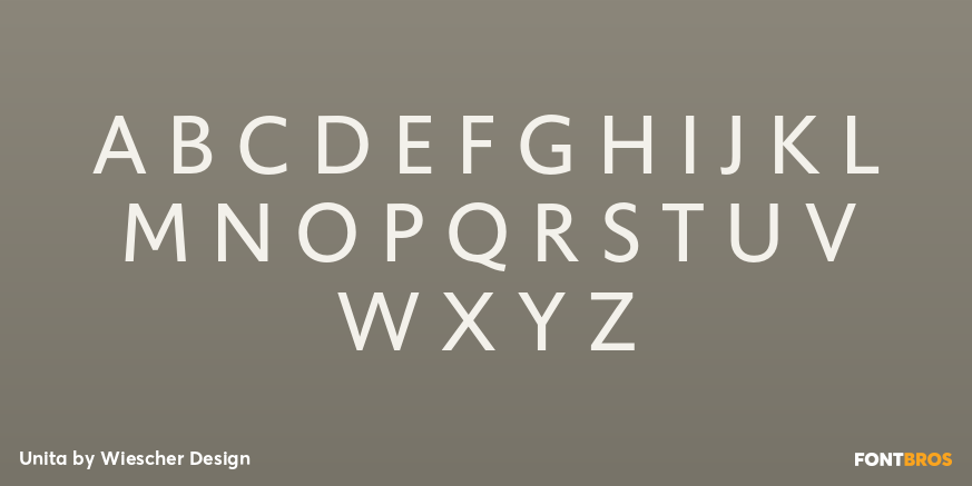 Unita Font Poster #1