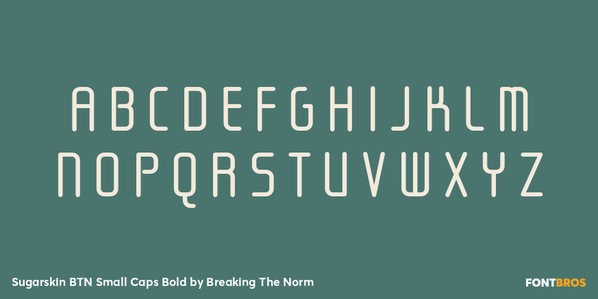 Sugarskin BTN Small Caps Bold Font Poster #2