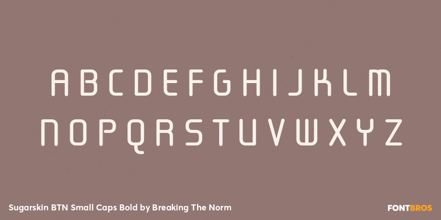 Sugarskin BTN Small Caps Bold Font Poster #3