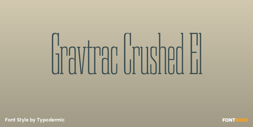 Gravtrac Crushed El Font Poster #1