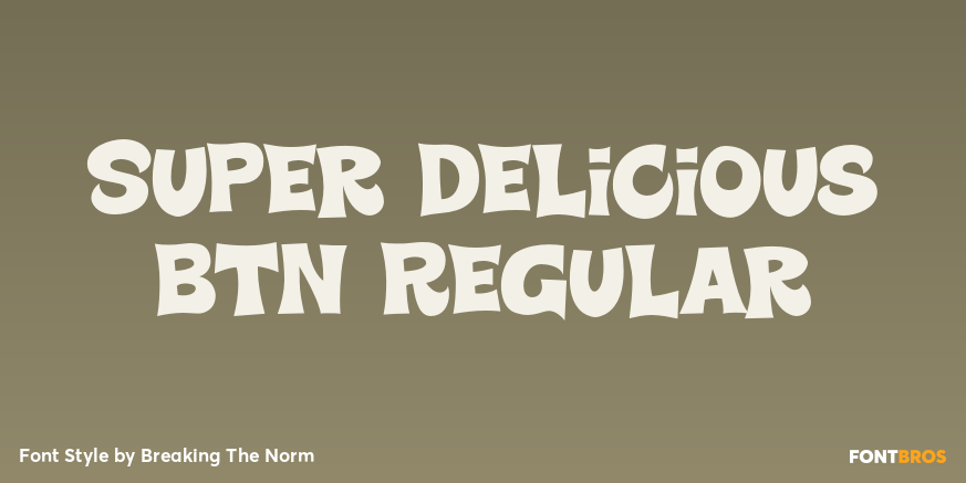 Super Delicious BTN Regular Poster