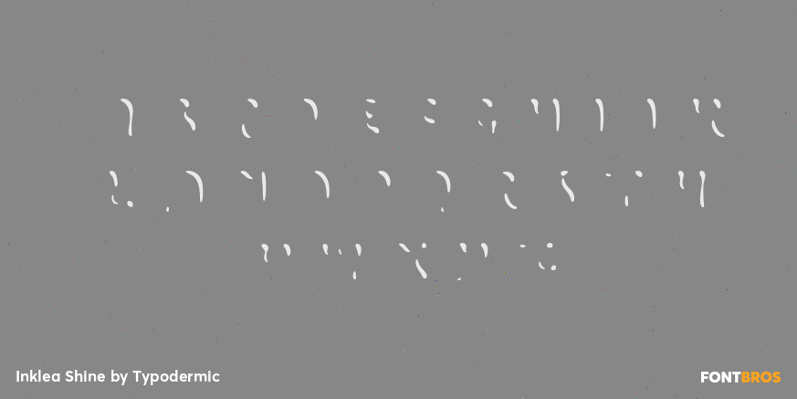 Inklea Shine Font Poster #3