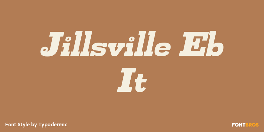 Jillsville Eb It Font Poster #1